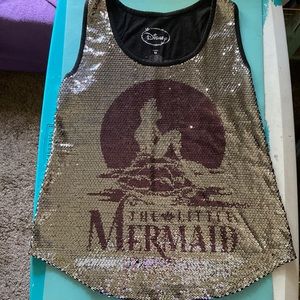 The Little Mermaid Sequin Tank Top